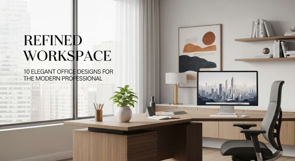 featured: refined workspace: 10 elegant office designs for the modern professional