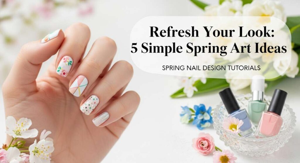 featured: refresh your look: 5 simple spring nail art ideas