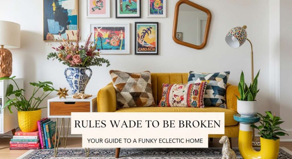 featured: rules were made to be broken: your guide to a funky eclectic home