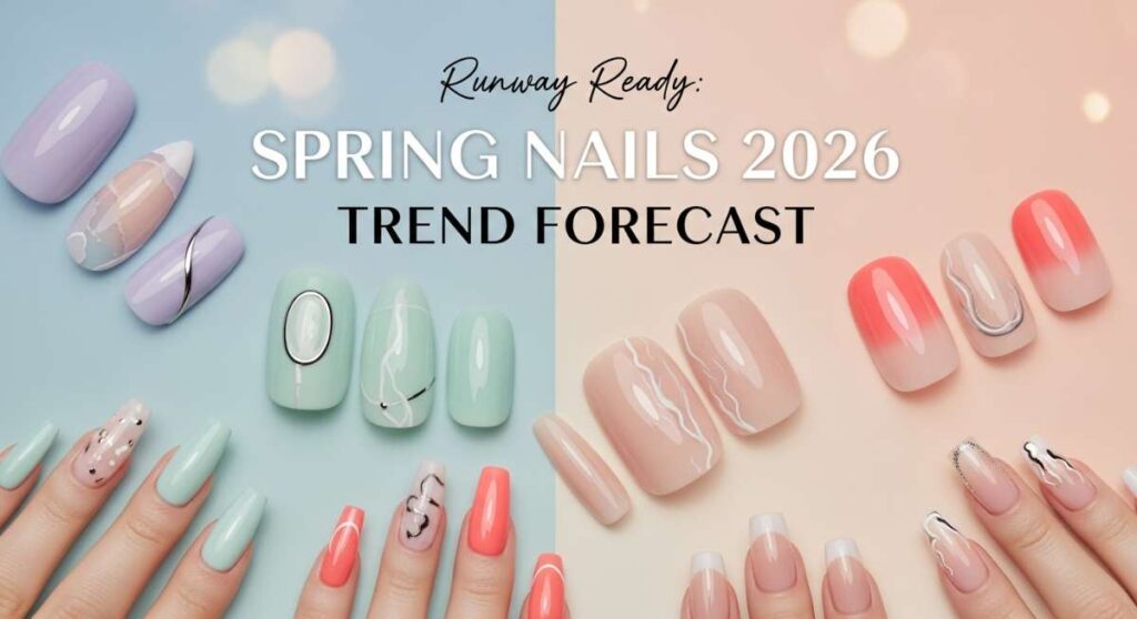 featured: runway ready: the hottest spring 2026 nail shapes and shades