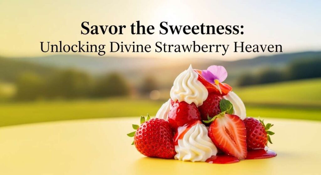featured: savor the sweetness: unlocking divine strawberry heaven