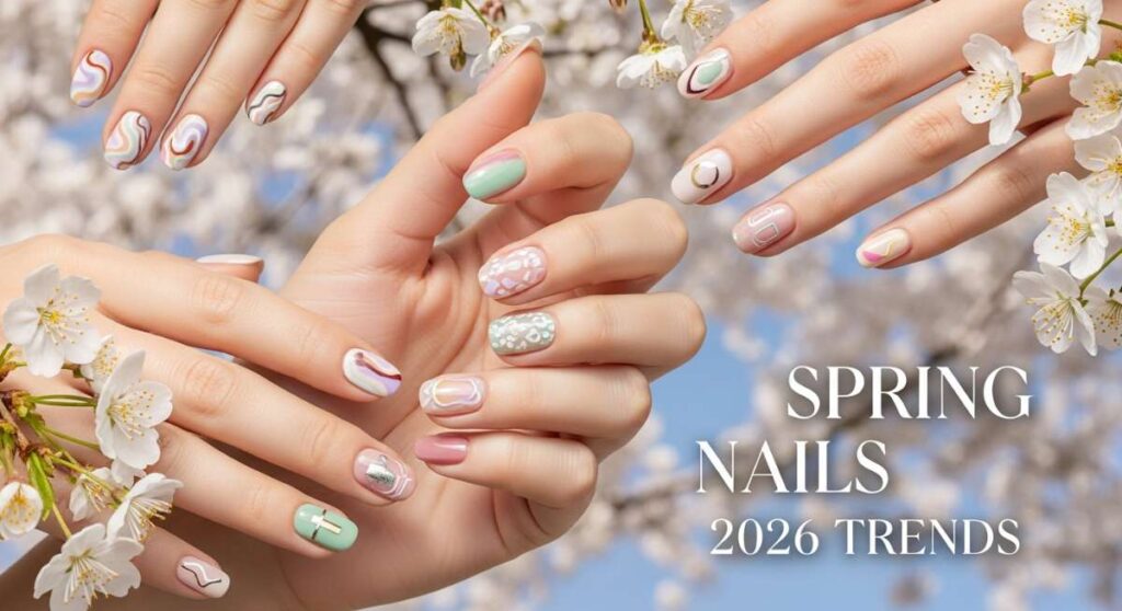 featured: say goodbye to boring manis: spring 2026 nail art trends to try now