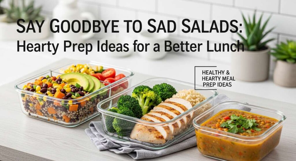 featured: say goodbye to sad salads: hearty prep ideas for a better lunch
