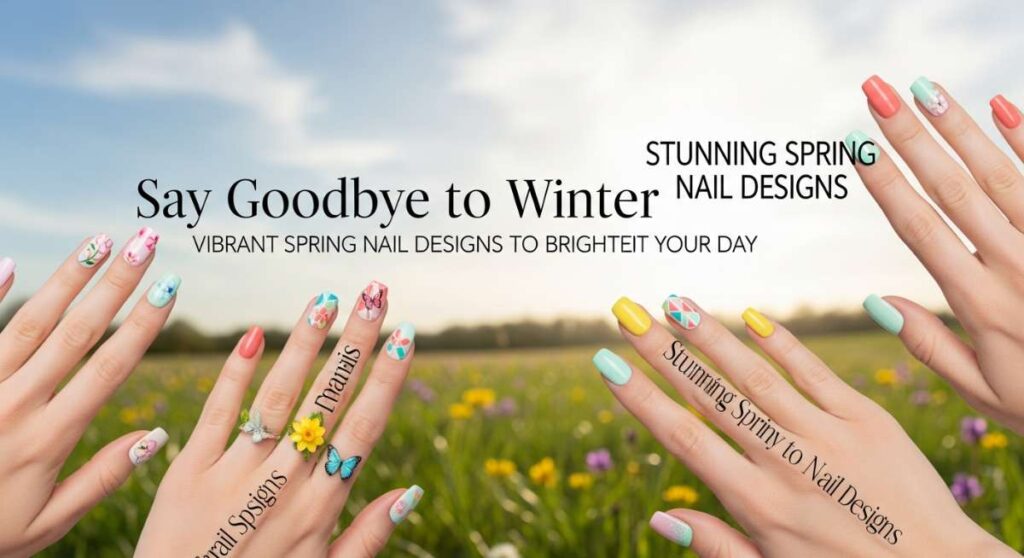 featured: say goodbye to winter: vibrant spring nail designs to brighten your day