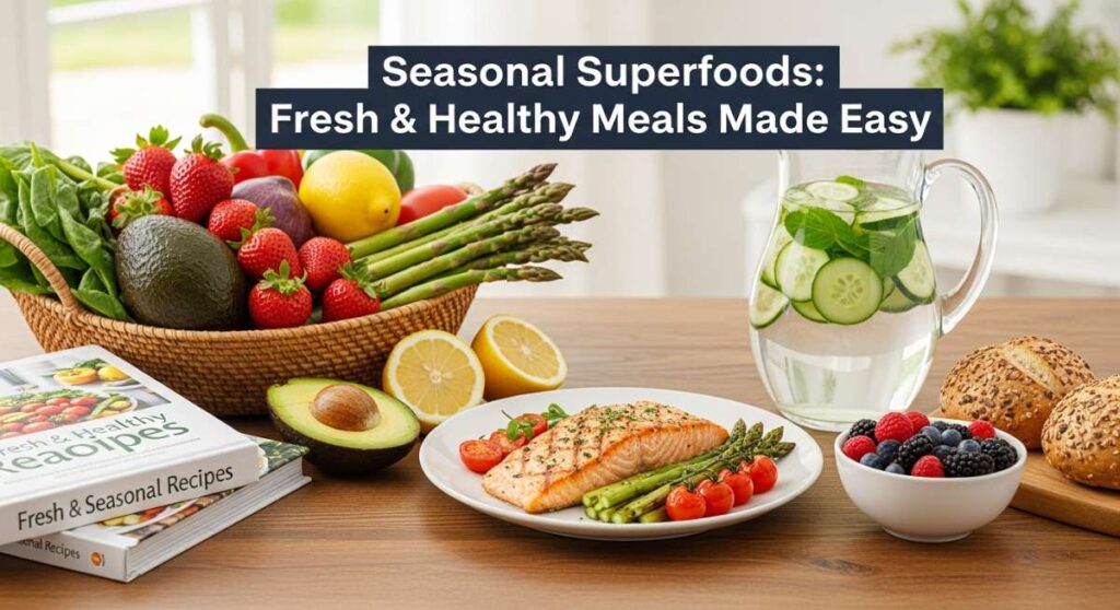 featured: seasonal superfoods: fresh & healthy meals made easy