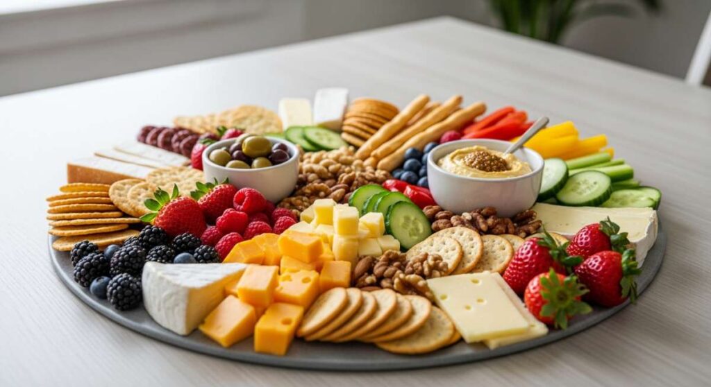 featured: simple ingredients, major impact: how to build a viral snack board