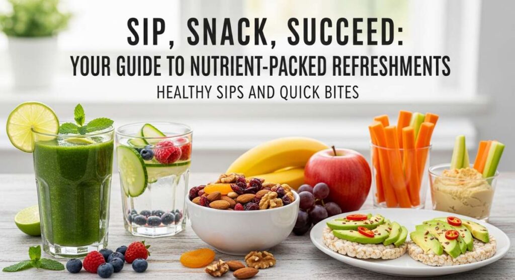 featured: sip, snack, succeed: your guide to nutrient packed refreshments