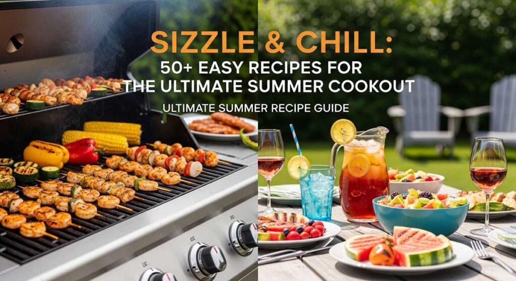 featured: sizzle & chill: 50+ easy recipes for the ultimate summer cookout