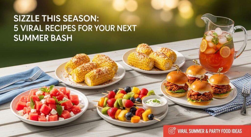 featured: sizzle this season: 5 viral recipes for your next summer bash
