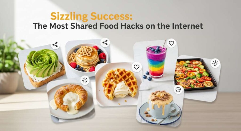 featured: sizzling success: the most shared food hacks on the internet