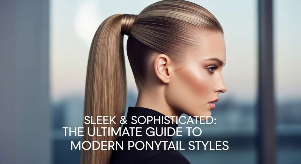 featured: sleek & sophisticated: the ultimate guide to modern ponytail styles