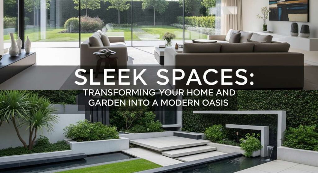 featured: sleek spaces: transforming your home and garden into a modern oasis