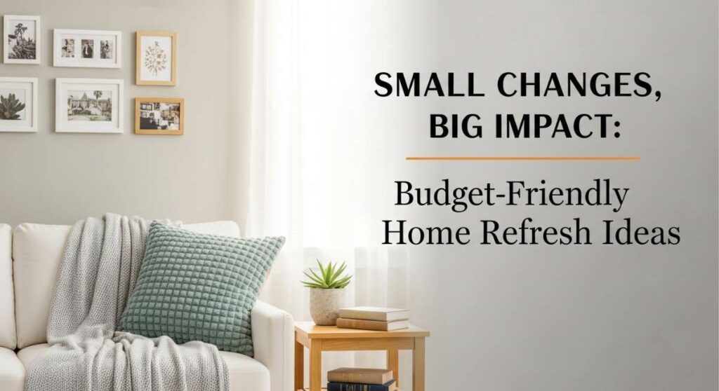 featured: small changes, big impact: budget friendly home refresh ideas