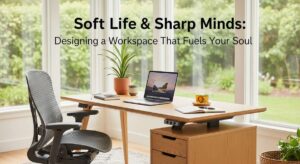featured: soft life & sharp minds: designing a workspace that fuels your soul