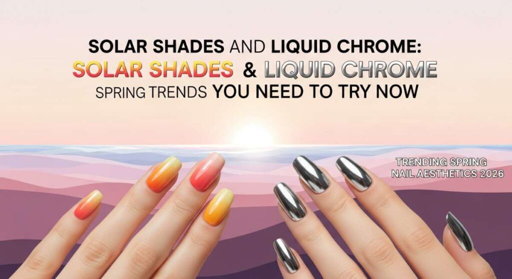 featured: solar shades and liquid chrome: spring 2026 nail trends you need to try now