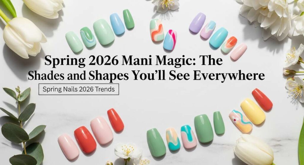 featured: spring 2026 mani magic: the shades and shapes you'll see everywhere