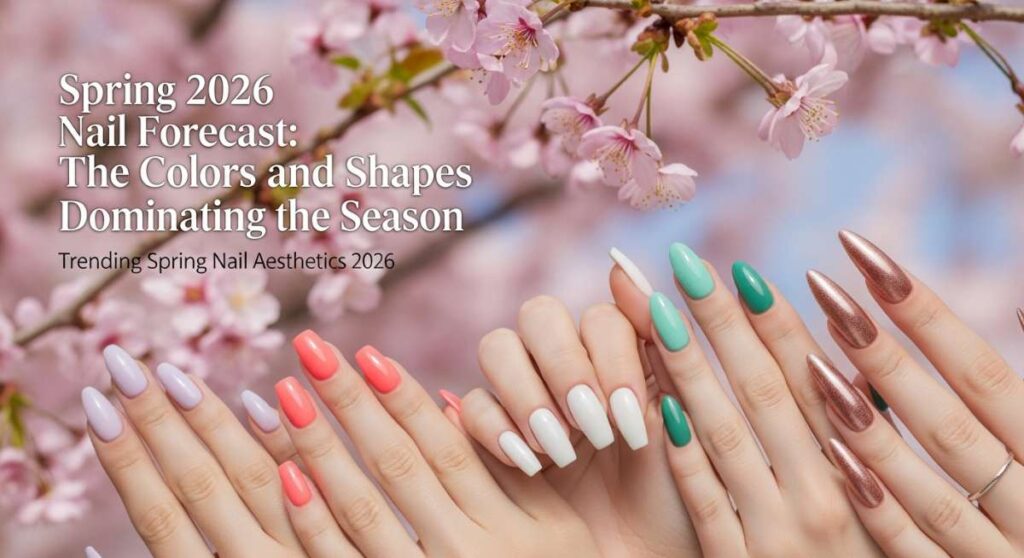 featured: spring 2026 nail forecast: the colors and shapes dominating the season