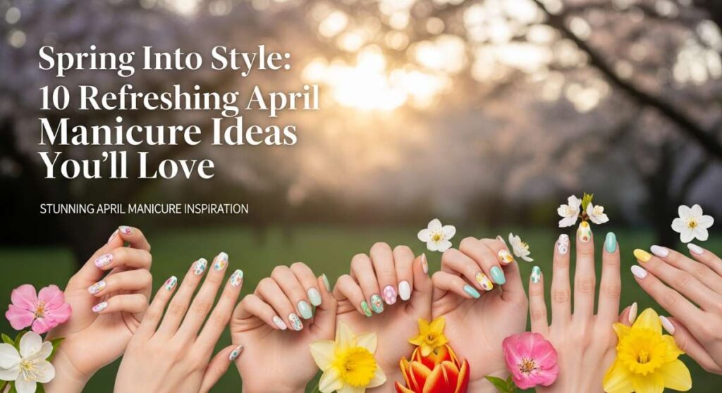 featured: spring into style: 10 refreshing april manicure ideas you'll love