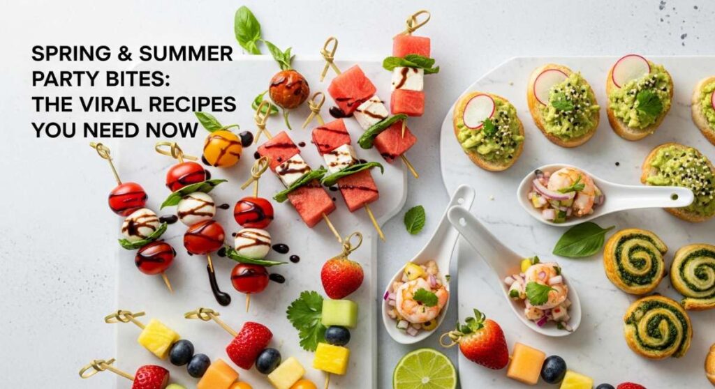 featured: spring & summer party bites: the viral recipes you need now