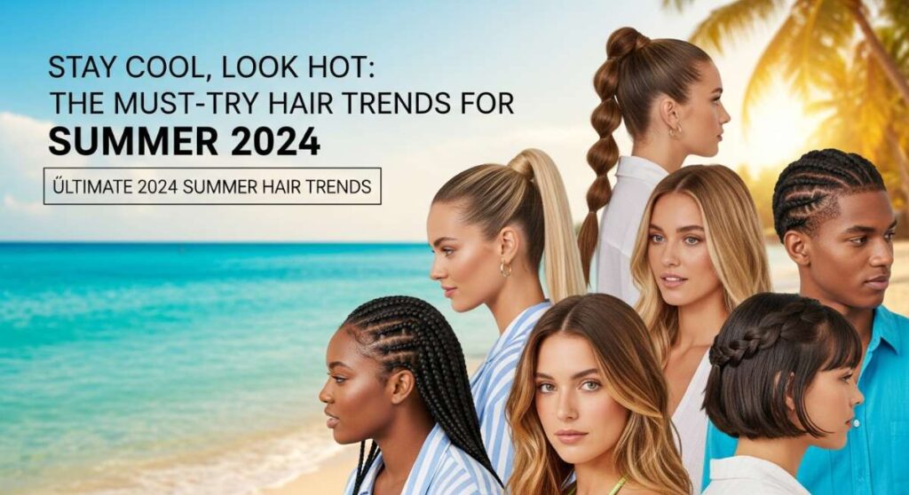 featured: stay cool, look hot: the must try hair trends for summer 2024