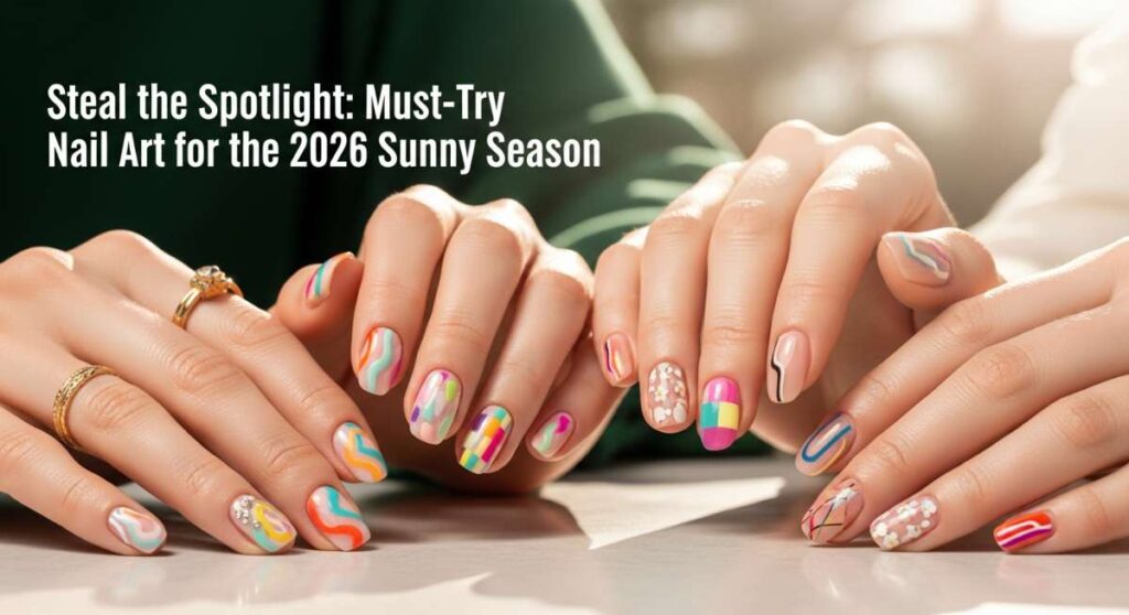 featured: steal the spotlight: must try nail art for the 2026 sunny season