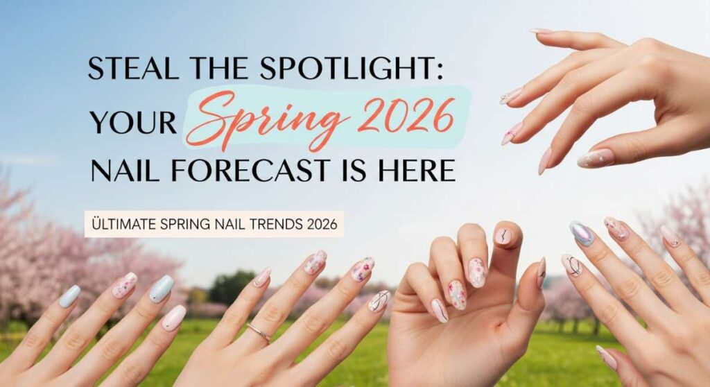 featured: steal the spotlight: your spring 2026 nail forecast is here