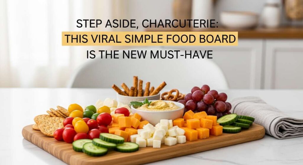 featured: step aside, charcuterie: this viral simple food board is the new must have
