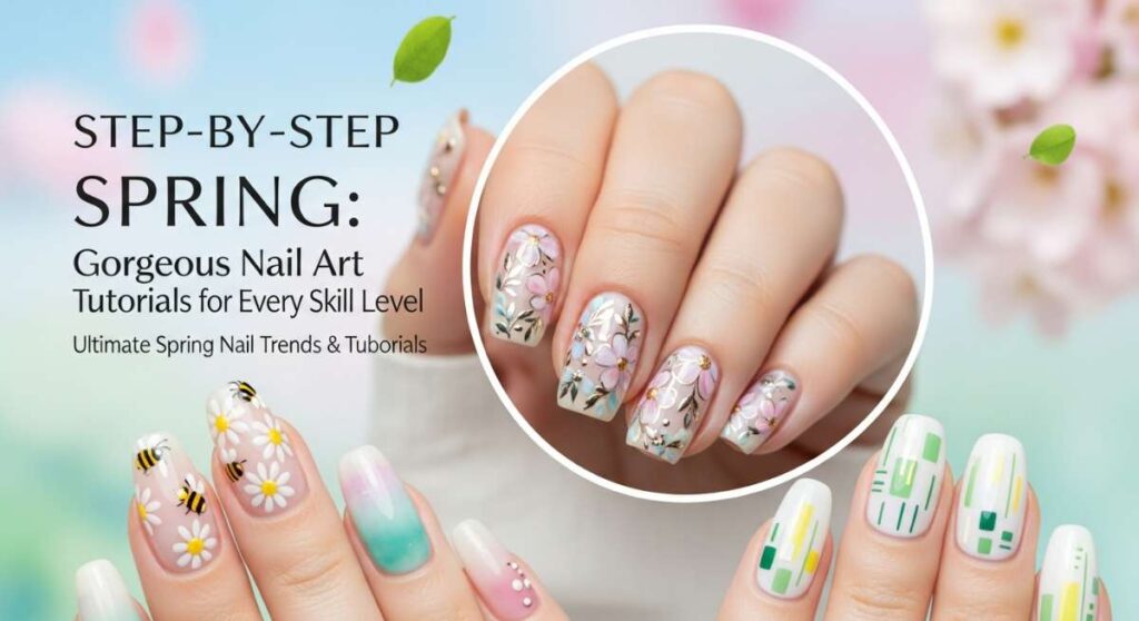 featured: step by step spring: gorgeous nail art tutorials for every skill level