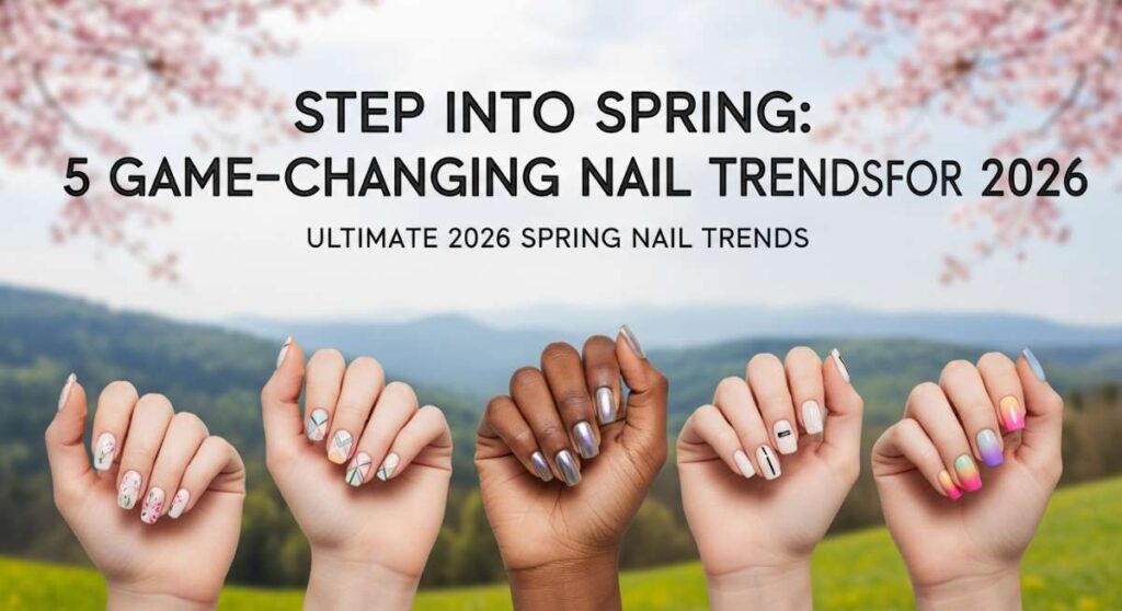 featured: step into spring: 5 game changing nail trends for 2026