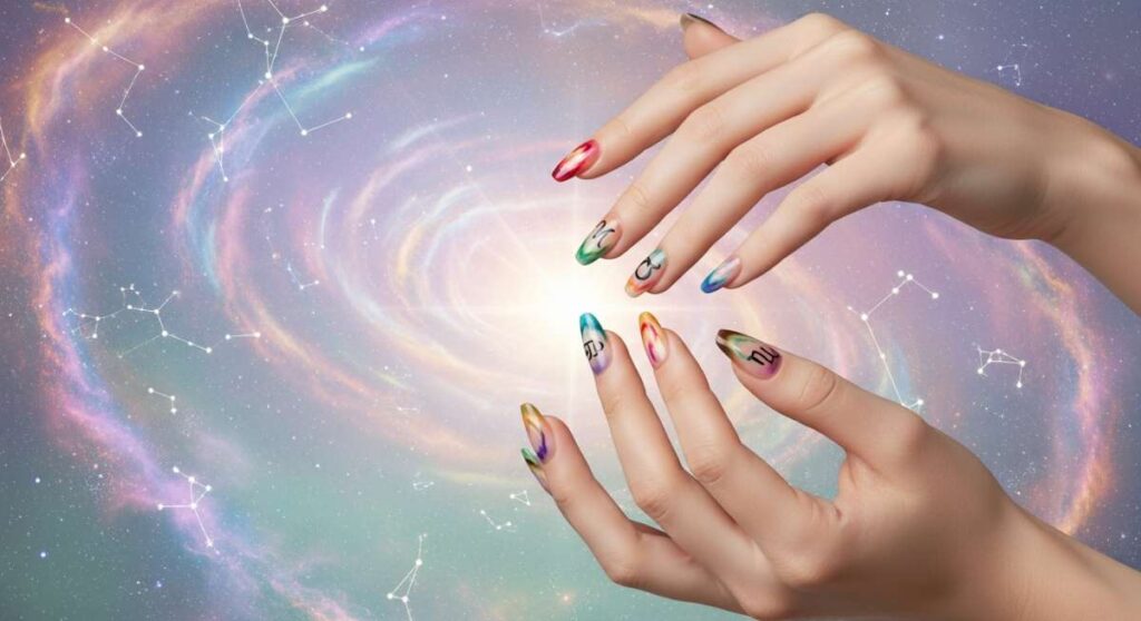 featured: step into your light: dreamy aesthetic aura nails for every zodiac sign