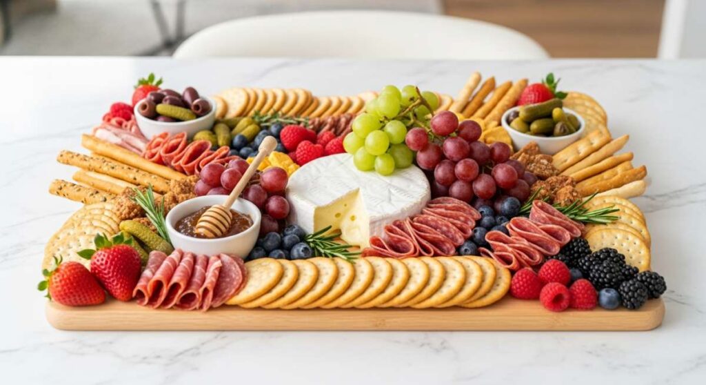 featured: stop everything: this simple food board is the ultimate party game changer