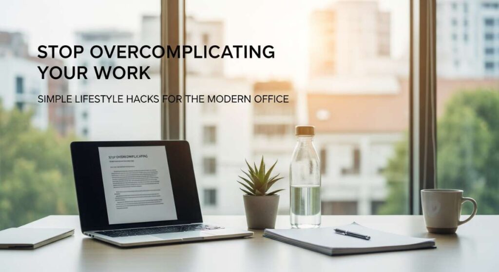 featured: stop overcomplicating your work: simple lifestyle hacks for the modern office