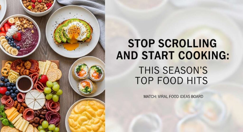 featured: stop scrolling and start cooking: this season's top food hits