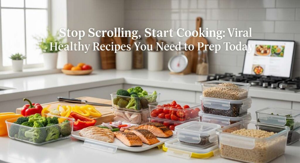 featured: stop scrolling, start cooking: viral healthy recipes you need to prep today