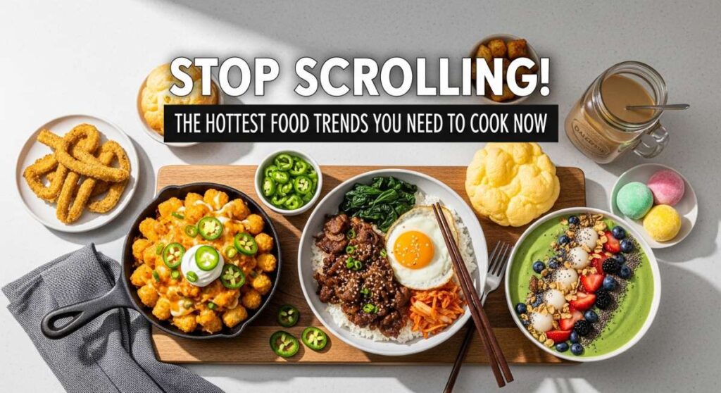 featured: stop scrolling! the hottest food trends you need to cook now