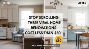 featured: stop scrolling! these viral home renovations cost less than $50