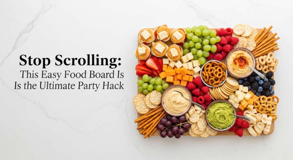 featured: stop scrolling: this easy food board is the ultimate party hack