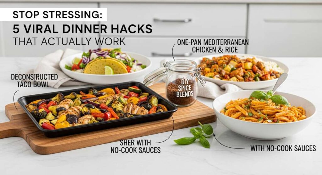 featured: stop stressing: 5 viral dinner hacks that actually work