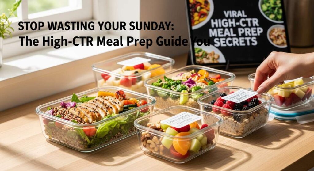 featured: stop wasting your sunday: the high ctr meal prep guide you need