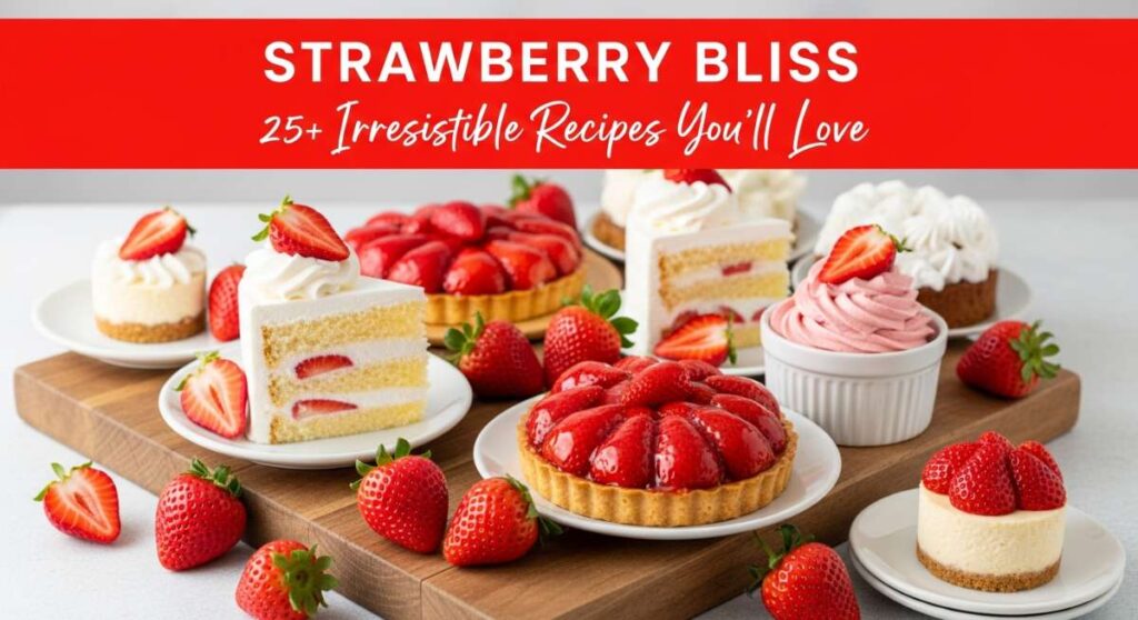 featured: strawberry bliss: 25+ irresistible recipes you'll love