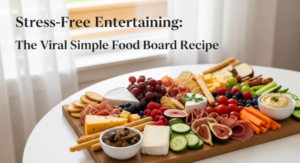 featured: stress free entertaining: the viral simple food board recipe