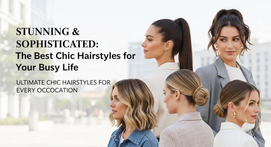 featured: stunning & sophisticated: the best chic hairstyles for your busy life