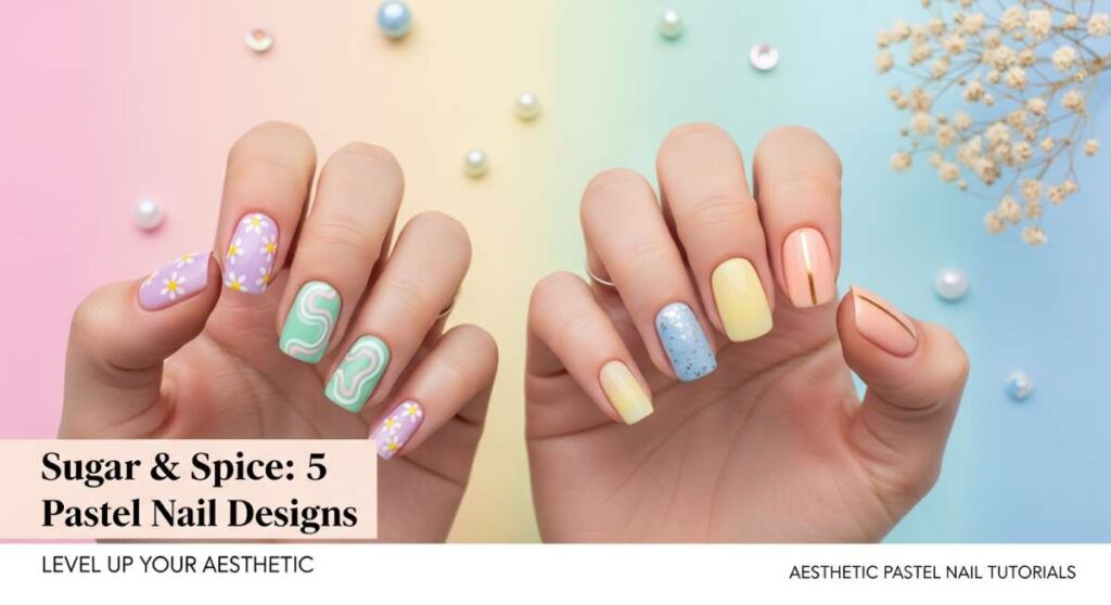 featured: sugar & spice: 5 pastel nail designs to level up your aesthetic