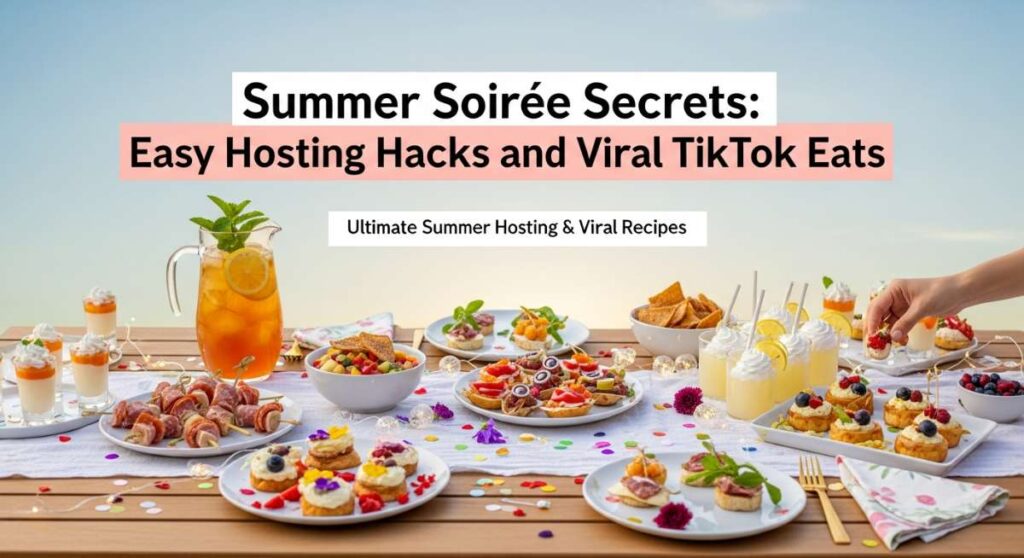 featured: summer soirée secrets: easy hosting hacks and viral tiktok eats