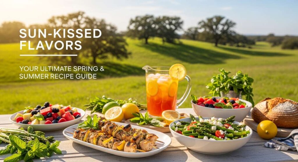featured: sun kissed flavors: your ultimate spring & summer recipe guide