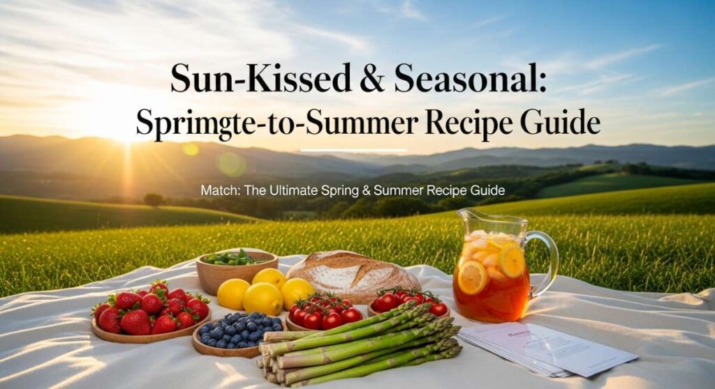 featured: sun kissed & seasonal: the ultimate spring to summer recipe guide