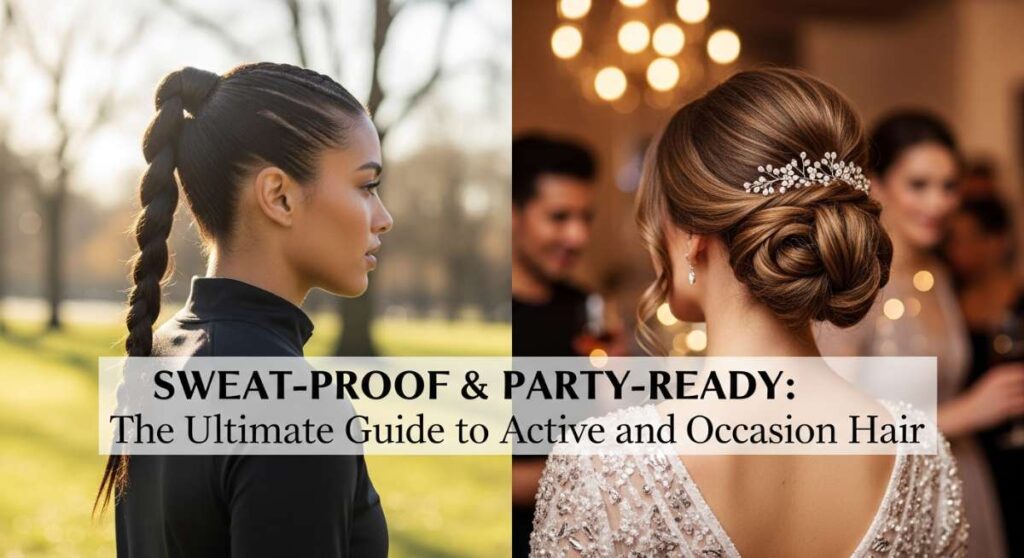 featured: sweat proof & party ready: the ultimate guide to active and occasion hair