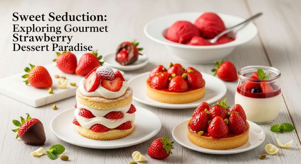 featured: sweet seduction: exploring gourmet strawberry dessert paradise