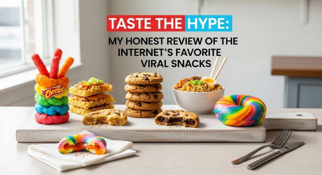 featured: taste the hype: my honest review of the internet's favorite viral snacks