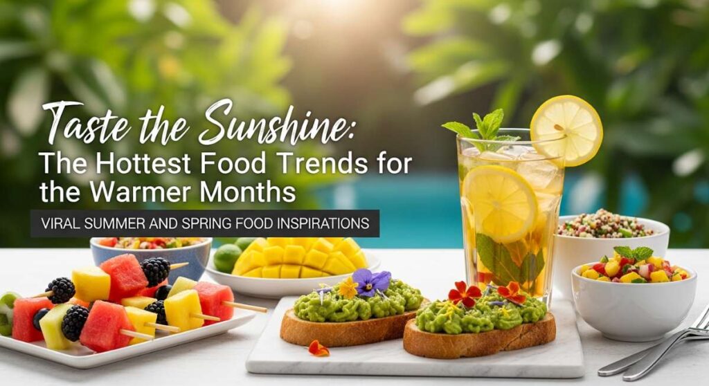 featured: taste the sunshine: the hottest food trends for the warmer months